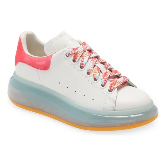alexander mcqueen glitter bubble sole platform sneaker
